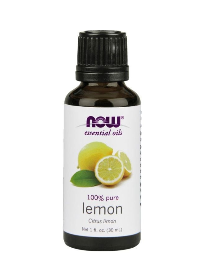 now Organic Lemon Essential Oil 30ml - Image 1
