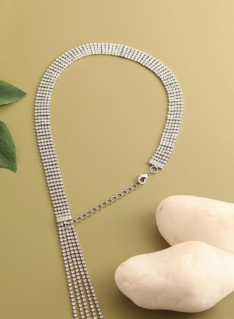 SOHI Party Long Artificial Necklace Jewellery