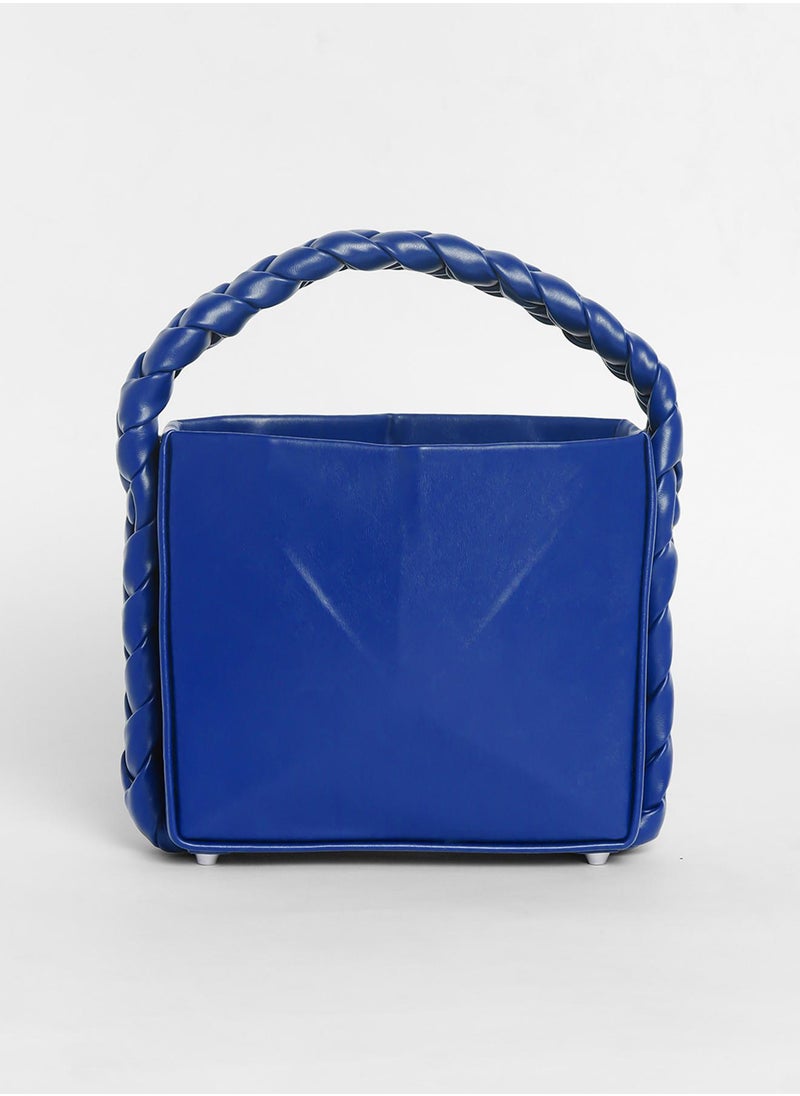Haute Sauce - Women's The Kaleidoscope Bucket Bag - Royal Blue - Image 1