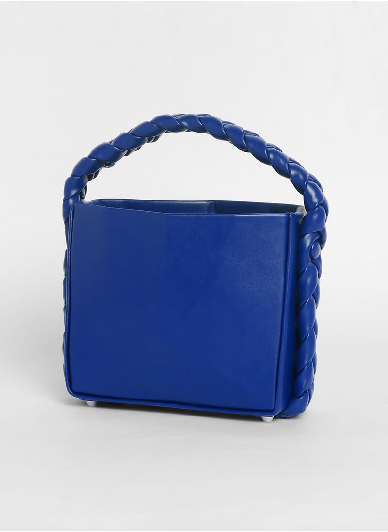 Haute Sauce - Women's The Kaleidoscope Bucket Bag - Royal Blue - Image 1