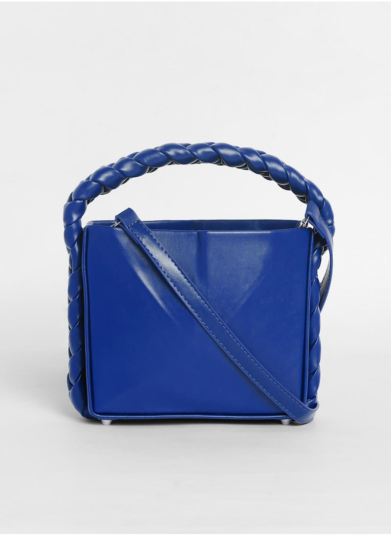 Haute Sauce - Women's The Kaleidoscope Bucket Bag - Royal Blue - Image 1