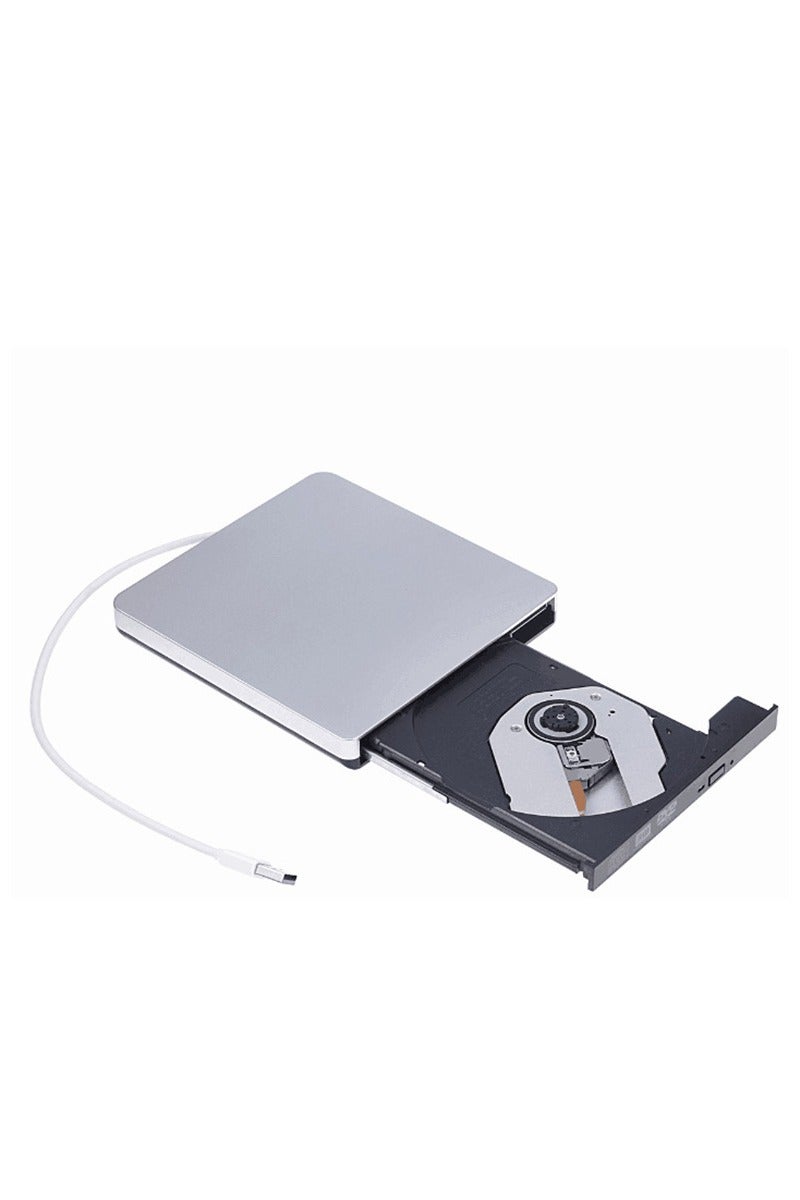 Araone USB-C Super Drive, External DVD/CD Reader and DVD/CD Burner for Apple-Mac Book Air/Mac Book Pro with USB-C, Port Plug and Play (Silver) - Image 3