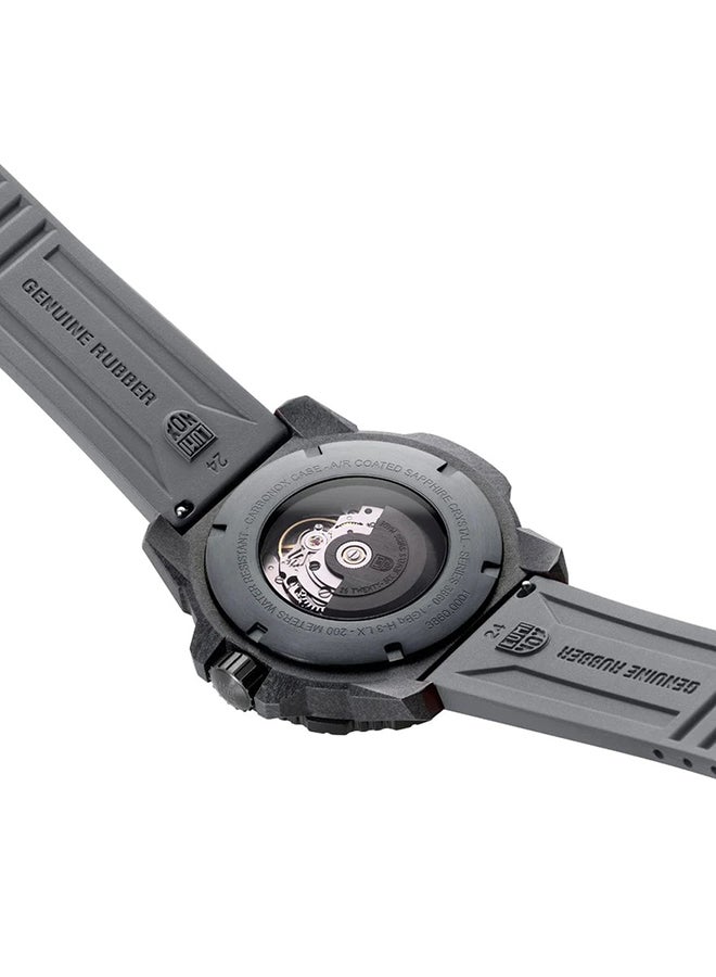 Luminox Men's Analog Round Shape Rubber Wrist Watch XS.3862 - 45 Mm - Image 4