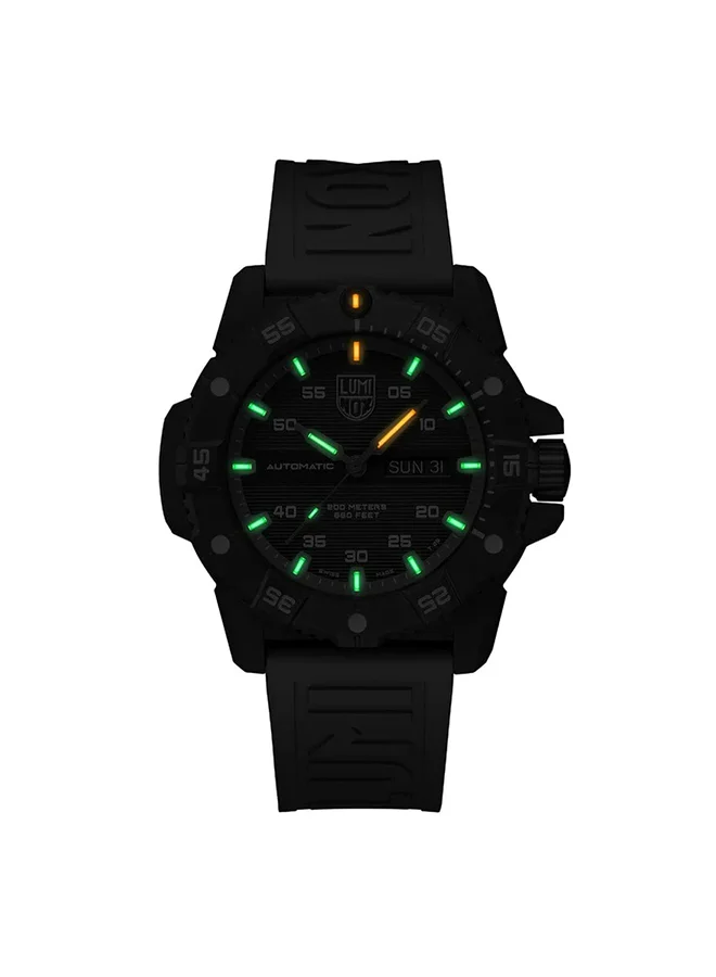 Luminox Men's Analog Round Shape Rubber Wrist Watch XS.3862 - 45 Mm