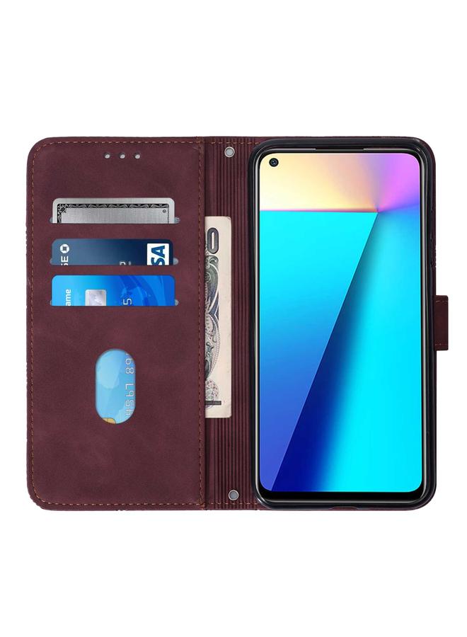 اس-توب جراب هاتف Infinix X690 Note 7 Crossbody مصنوع من الجلد المنقوش ثلاثي الأبعاد - Image 3