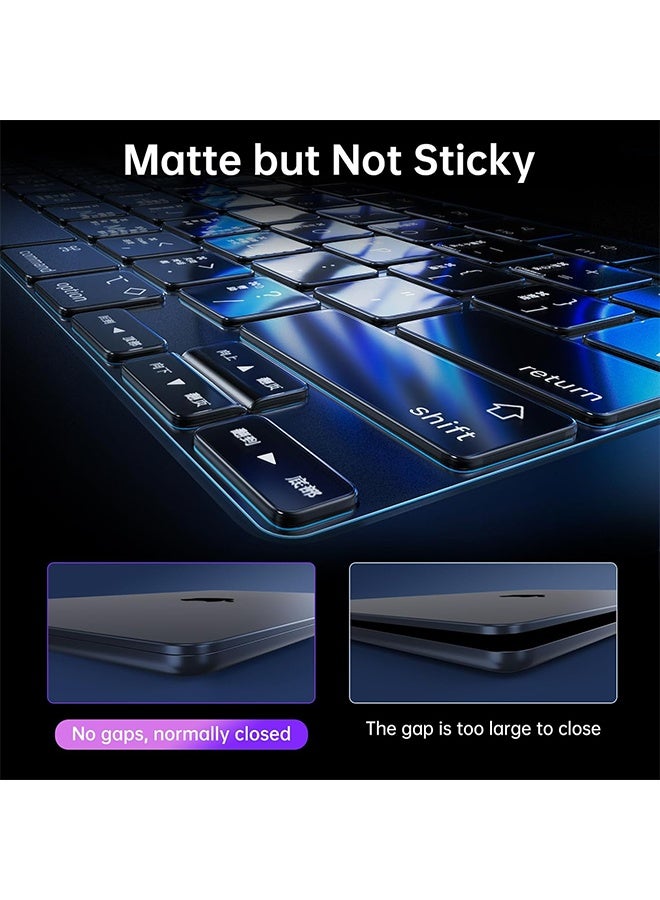 Premium Keyboard Cover Protector, Ultra Thin Keyboard Skin for M2 M3 M4 MacBook Air 15", M2 M3 M4 MacBook Air 13.6", 2024 2023 2022 2021 MacBook Pro 14" 16" M4 M3 M2 M1 Chip Pro/Max(grey) - Image 4