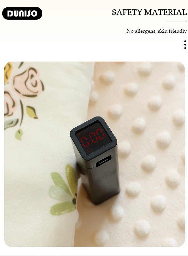 DUNISO Cot Bumper, Crib Bumper, Breathable Mesh Cot Liner, Crib Rail Cover, Baby Boys Girls Nursery Breathable Crib Bed Liner Bumper Baby Crib Rail Cover Protector Guard Padded Cot Rail Wrap for Side Front Rails - Image 4