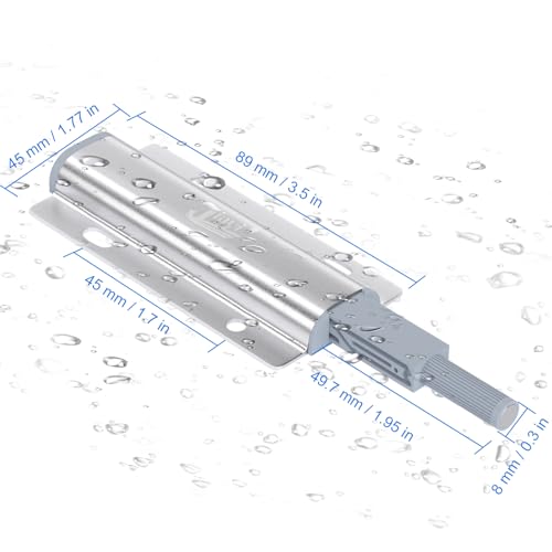 Jiayi Magnetic Push Close Cabinet Latch Jiayi 4 Pack Push to Open Door Latch Heavy Duty Touch Latches Door Push Cabinet Door Opener for Drawer Closure Push Catch Press Out Kitchen Cabinet Hardware - Image 3