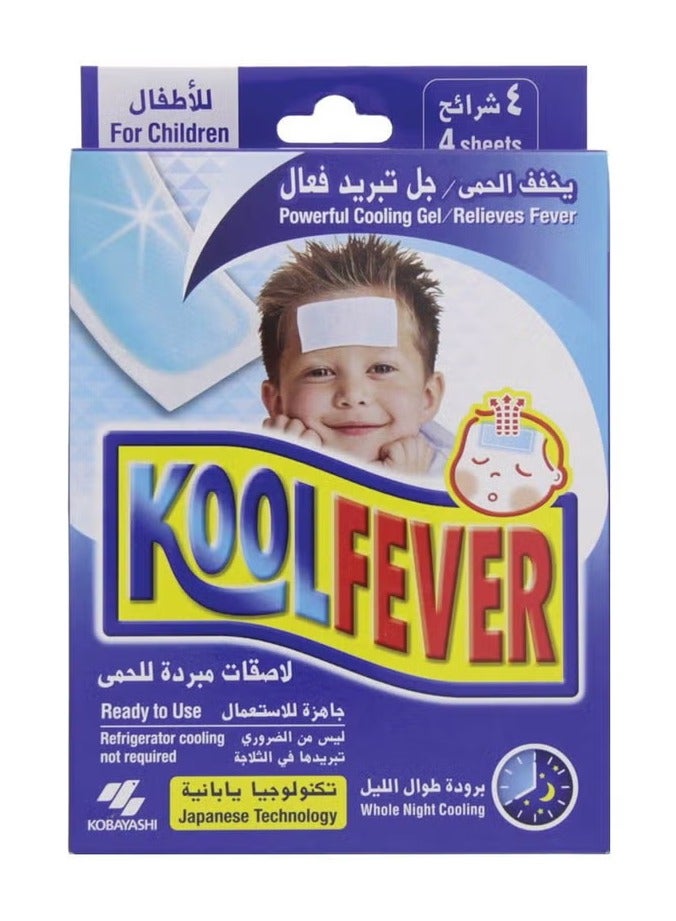 Kool Fever Child Cooling Gel 4's