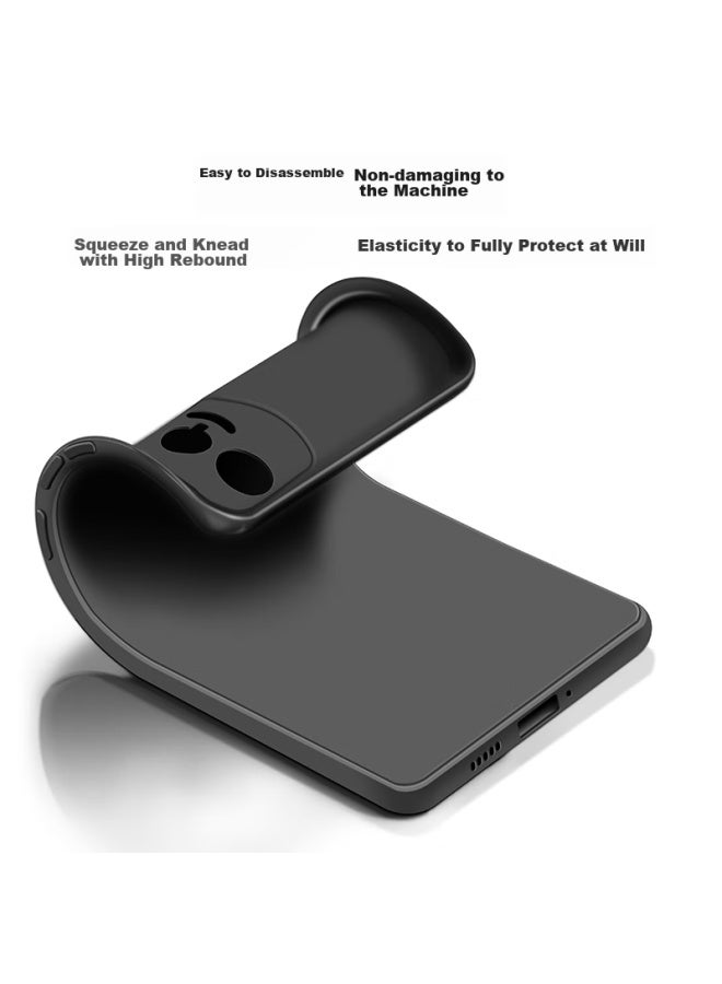 Hotfire Phone Case For Vivo X70, Vivo X70 Protective Cover, Full Lens Protection Upgraded Frosted Anti-drop Slim Silicone Soft Case For Men And Women - Dark Night Green - Image 2