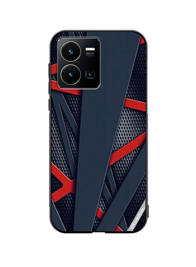 Protective Case Cover For Vivo Y35 Abstract Design Multicolour