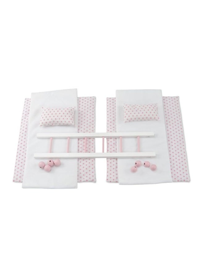 Emily Rose - Emily Rose 18" Doll Loft Bunk Bed, Doll Beds for 18 Inch Dolls, Baby Doll Bunkbed with Storage Shelves, Bedding & Ladder, Mini Furniture Doll Storage Organizer Shelf Dolls, Fits Most 14-19" Dolls - Image 1
