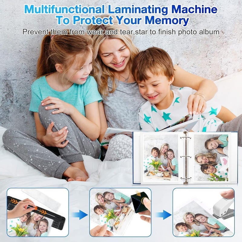 LINJIE Laminator, A4A5A6 Size Cold And Hot Laminating Machine, With Paper Cutter Corner Rounder, Suitable For Personal Laminators In Home、Office、And School Applications - Image 5