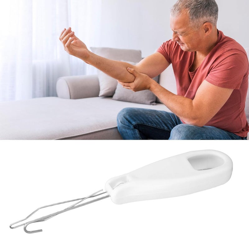 كلاراكو مساعدات ربط الأزرار والسحّاب، مساعدات ربط الملابس المصنوعة من الفولاذ المتين، مساعدات ربط السحّاب، خطافات الأزرار لكبار السن وذوي الحركة المحدودة - Image 1