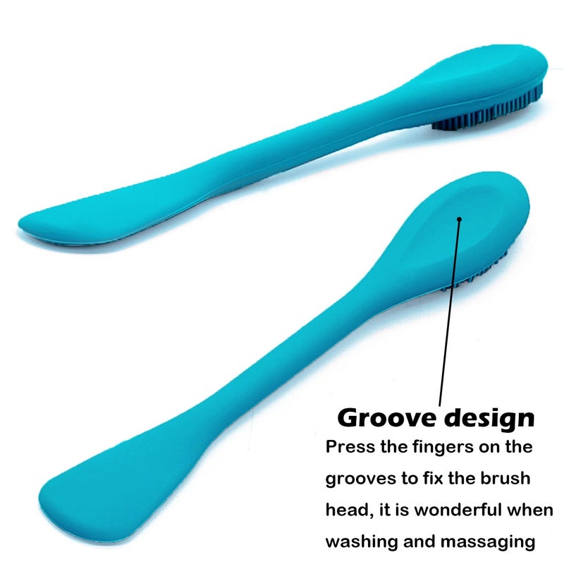 RamPula Pore Brush & Face Mask Applicator, Lymphatic Drainage Brush | Face Scrubber, Silicone Jelly Brush for Deep Pore Cleansing, Face Brush for Lymphatic Drainage Massager, Applicator for Mud, Clay - Image 5