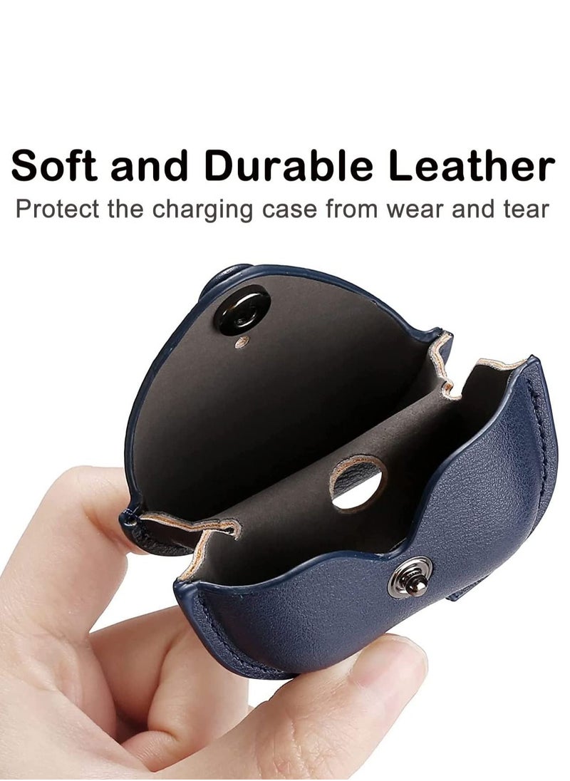BORTONY AirPods Pro 2 Case Compatible with Wireless Charging Soft PU Leather Cover with Keychain Hook For Apple AirPod Pro 2  - Image 4