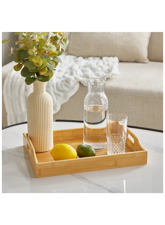 Home Box Bamboo Tray 38 x 6 x 28 cm