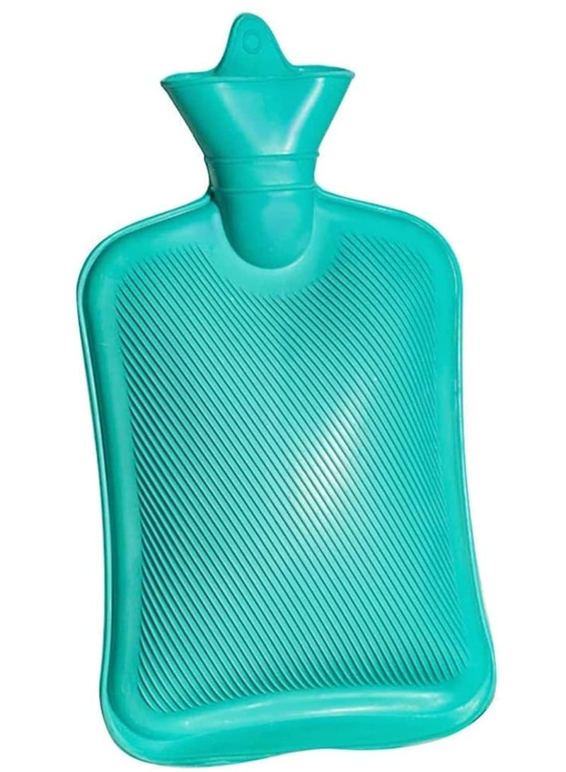 Generic Hot Water Bag BPA Free Hot Water Bottle For Shoulder Neck and Muscle Pain Hand And Feet Warmer Menstrual Cramps Hot Compress And Cold Therapy (Random Color,...  - Image 1