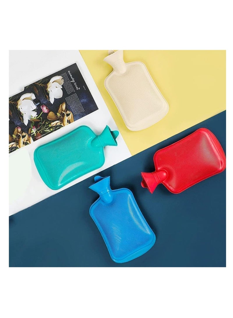 Generic Hot Water Bag BPA Free Hot Water Bottle For Shoulder Neck and Muscle Pain Hand And Feet Warmer Menstrual Cramps Hot Compress And Cold Therapy (Random Color,...  - Image 2