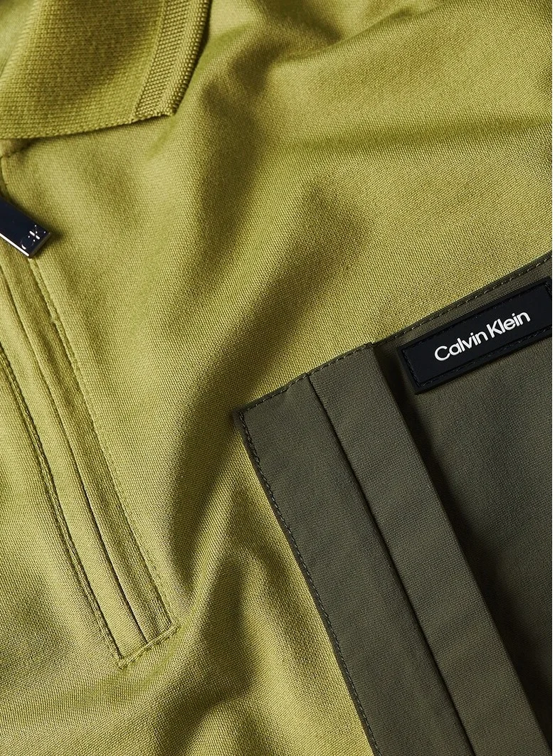 CALVIN KLEIN Front Zip Polo