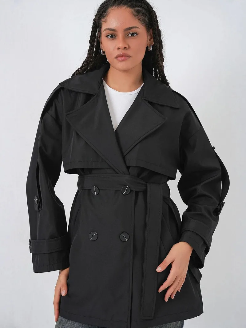 بيغ دارت BDART Double Breasted Buttoned Trench Coat