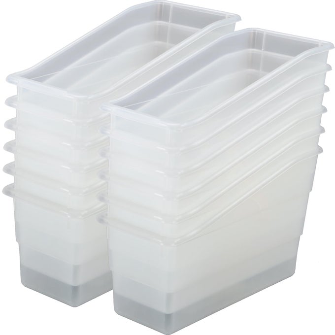160103CL DURABLE MAGAZINEBOOKFOLDER AND FILE HOLDERS IDEAL FOR NARROW OR VERTICAL STORAGE NEEDS INSTANTLY COLOR CODE YOUR CLASSROOMCHOOSE FROM 22 COLORSSINGLE COLOR SET OF 12