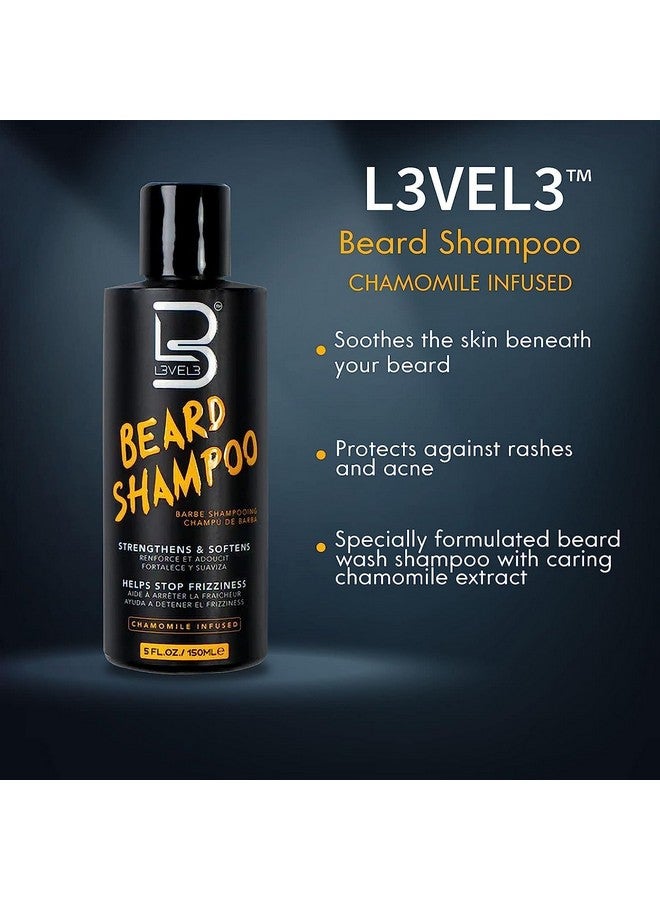 L3 3 Level 3 Beard Shampoo Cleanse And Nourish Your Facial Hair Softens And Tames Frizzy Beards (3 Pack) - Image 4