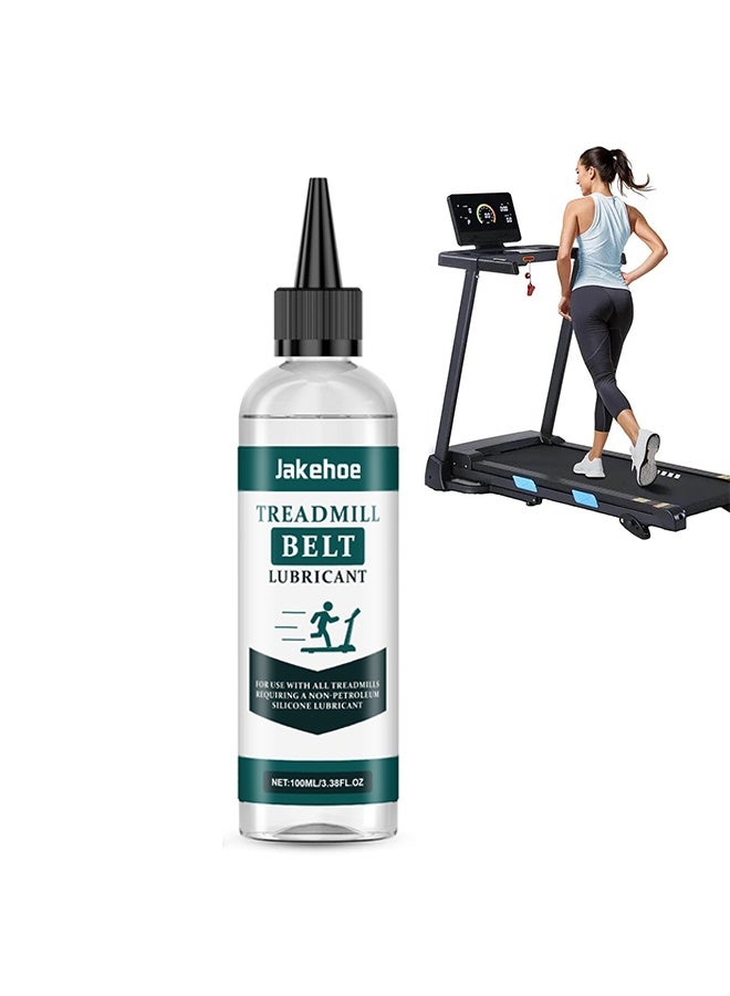 Jakehoe Treadmill Belt Lubricant,Treadmill Maintenance Oil Running Machine Belt Lube High Temperature Resistant Easy Application 100ml - Image 1