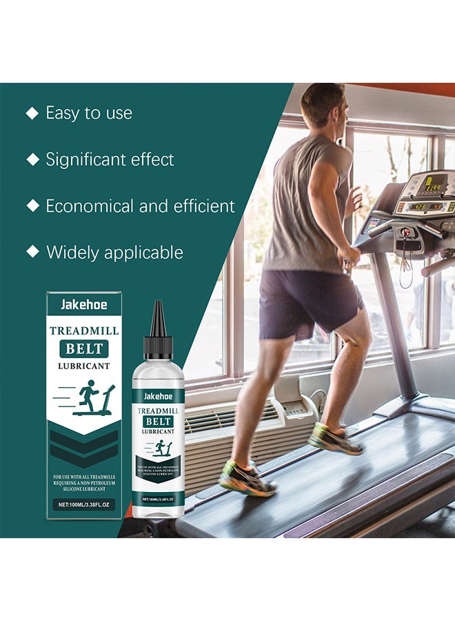 Jakehoe Treadmill Belt Lubricant,Treadmill Maintenance Oil Running Machine Belt Lube High Temperature Resistant Easy Application 100ml - Image 4