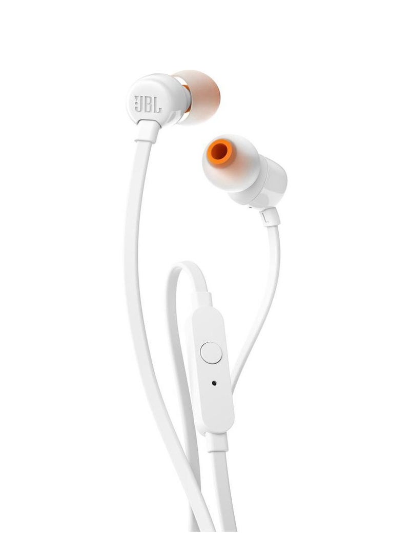UBL Tune T110 Wired In -Ear Headphones  White - Image 2