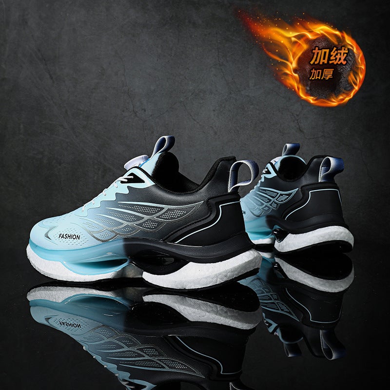 Cotton Shoes Men'S Shoes Winter Men'S Warm Cotton Shoes Youth Sneaker Non-Slip Casual Shoes Heightening Shoes Running Shoes - Image 3