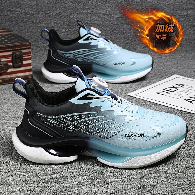 Cotton Shoes Men'S Shoes Winter Men'S Warm Cotton Shoes Youth Sneaker Non-Slip Casual Shoes Heightening Shoes Running Shoes - Image 5
