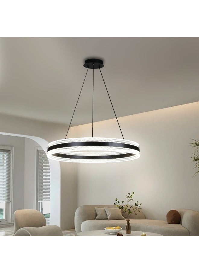 Hummer Modern black hanger with 3 lights, diameter 60 cm  - Image 2