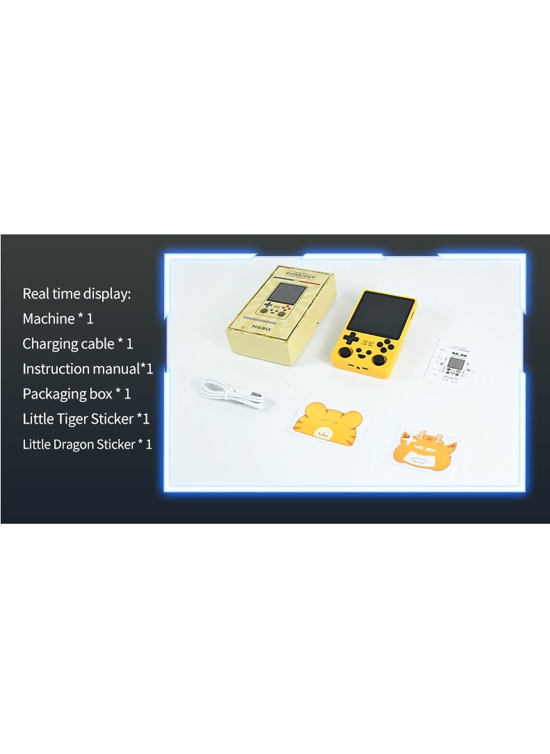 Powkiddy - RGB20SX Handheld Game Console with 10000 Gmaes, 4-Inch IPS Open Source Linux Retro Portable Gaming Console, 5000Mah Battery Handheld Emulator Gift for Kids Adults (Black, 64GB) - Image 1