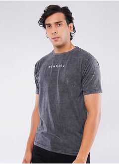 MENDEEZ Men's Comfortable Heathered Gray T-Shirt  - Image 2