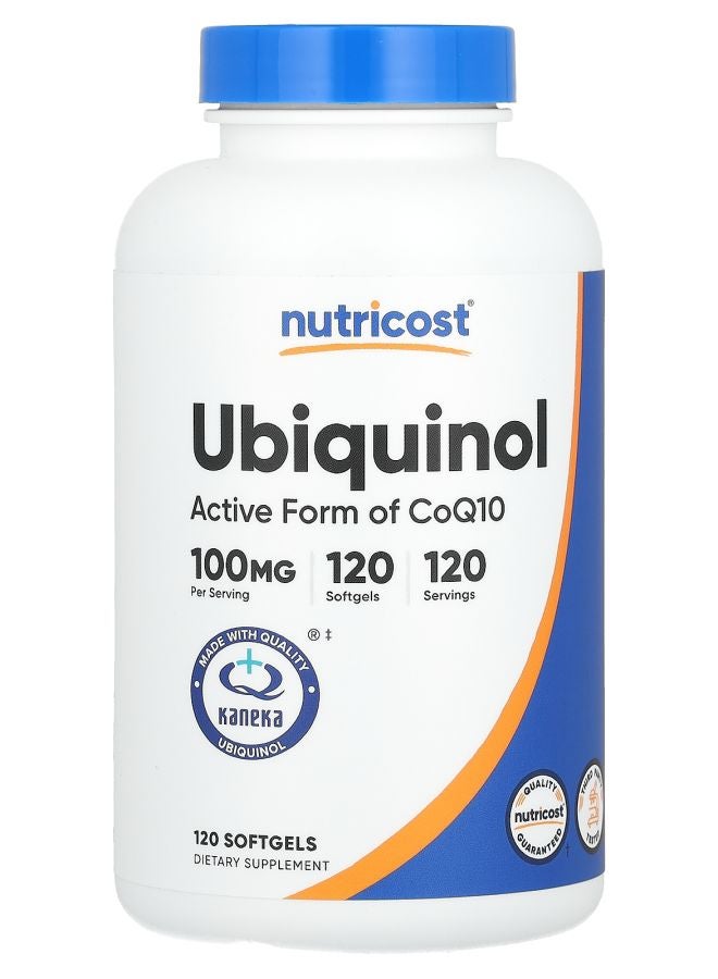 Nutricost Ubiquinol 100 mg 120 Softgels - Image 1