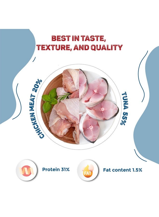 تريكسي مجموعة مكافآت القطط من مكعبات الدجاج بالجبن الفاخر وقطع فيليه البط الفاخر، مكافآت غنية بالعناصر الغذائية للقطط، مناسبة لجميع السلالات - (عبوة من قطعتين) - Image 4