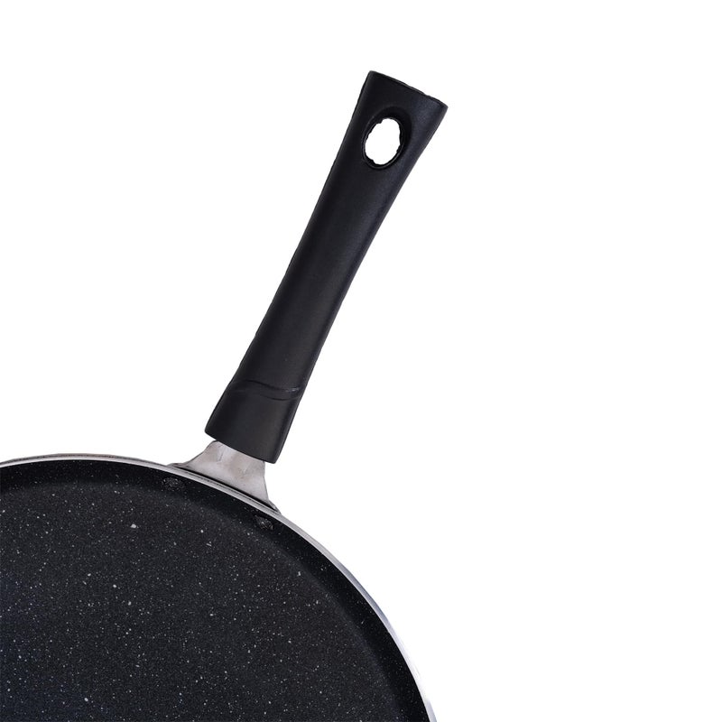 Zen Dosa Tawa | Black | 29 CM | Non-Stick | 2.6 Thik | Gas Flame Base | Dishwasher Safe | 2-Layer Metallic Finish  - Image 5