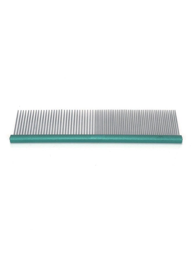 VINGVO Greyhound Comb For Dogs, Metal Dog Comb Dog Combs with Rounded Ends Dog Comb Cat Comb For Removing and Knots Grooming Tool For Long Short Haired Dog (Green 13cm/5.1in) - Image 5