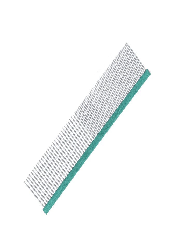 VINGVO Greyhound Comb For Dogs, Metal Dog Comb Dog Combs with Rounded Ends Dog Comb Cat Comb For Removing and Knots Grooming Tool For Long Short Haired Dog (Green 13cm/5.1in) - Image 4