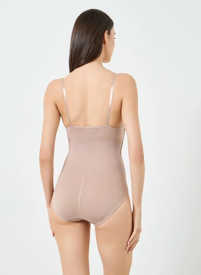 Styli  Cami Shapewear Bodysuit with Attached Waist Cincher for Women | Best Price UAE