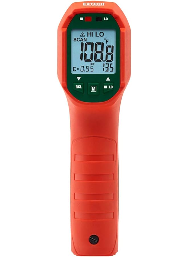 إكستيك مقياس حرارة ليزر مزدوج مقاوم للماء بالأشعة تحت الحمراء - Image 2
