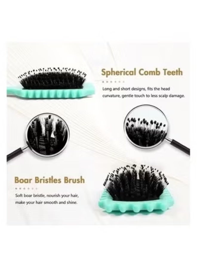 3-in-1 Curl Defining & Styling Brush - Reduces Pulling & Separates Curls - Multicolor - Image 4