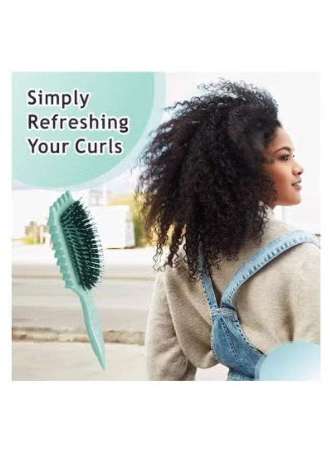 3-in-1 Curl Defining & Styling Brush - Reduces Pulling & Separates Curls - Multicolor - Image 5