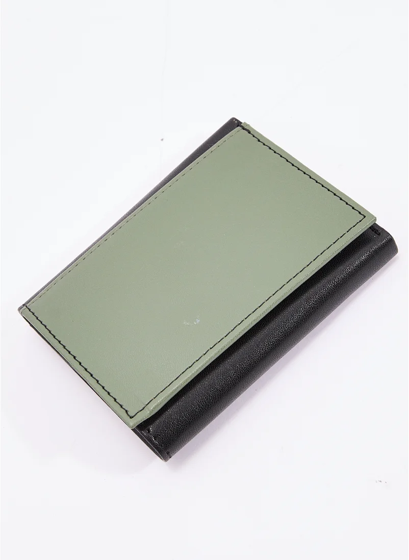 روبرت وود Two Tone Tri-Fold Wallet
