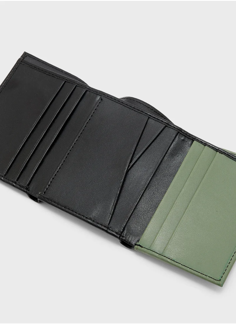 روبرت وود Two Tone Tri-Fold Wallet