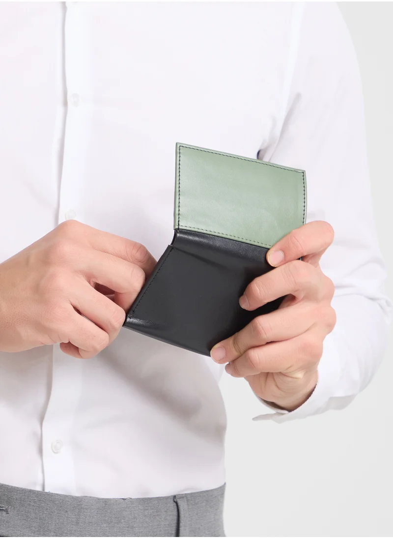 روبرت وود Two Tone Tri-Fold Wallet