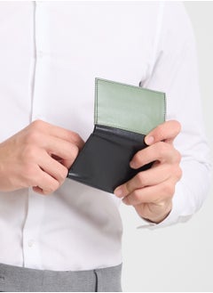 Robert Wood Two Tone Tri-Fold Wallet  - Image 5