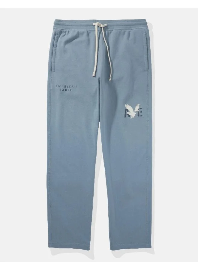 American Eagle Logo Fleece Dorm Track Pant