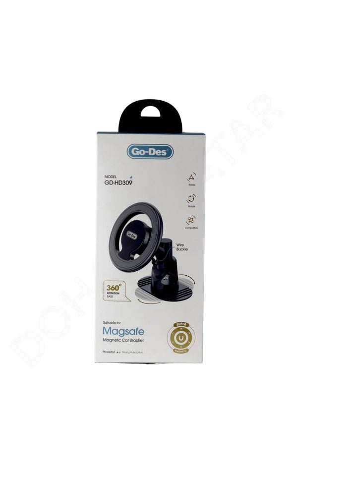 جو-ديز حامل الهاتف المغناطيسي GO-DES GD-HD309 – حامل MagSafe للسيارة لقيادة آمنة دون استخدام اليدين - Image 2